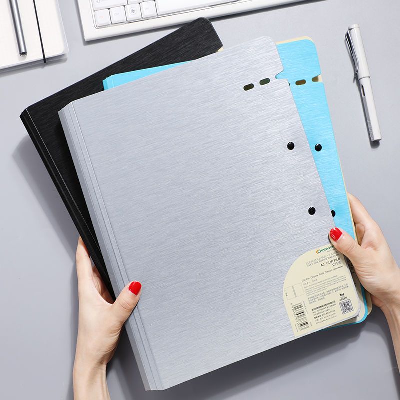 a3学生用试卷夹文件夹a4加厚画册收纳夹板夹写字垫板资料夹图纸夹