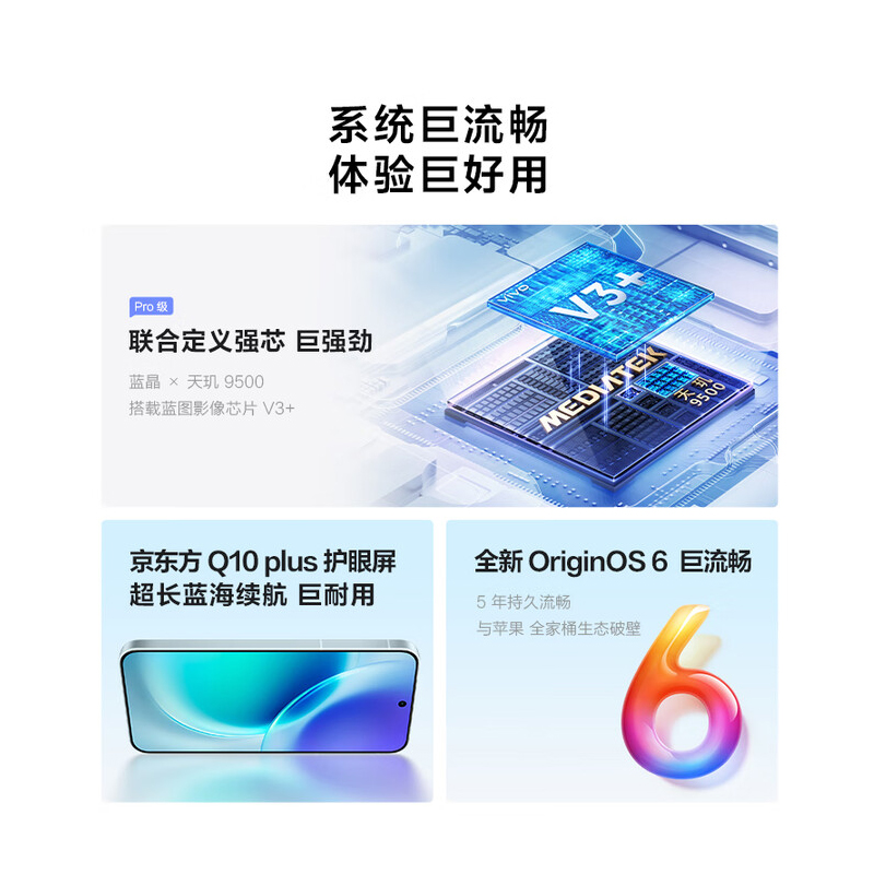 vivo X300 12GB+256GB 纯粹黑 6040mAh电池 天玑9500 蔡司2亿主摄 持久流畅 拍照 AI 5G手机高清大图