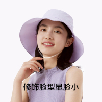 蕉下情侣渔夫帽女夏季薄款遮阳户外时尚防晒帽男日系百搭太阳帽子