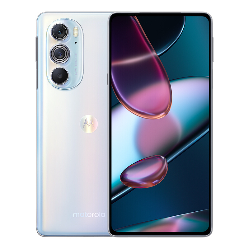 摩托罗拉moto edge X30 全新骁龙8Gen1 旗舰5G 前后三主摄手机 8+256G琼台雪