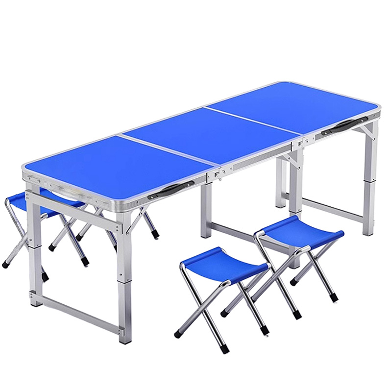 象笃户外折叠桌180*60*70cm套高清大图