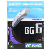 尤尼克斯(YONEX)羽毛球拍线BG系列BG-6国产高弹弹力型线外编尼龙材质线径0.66mm