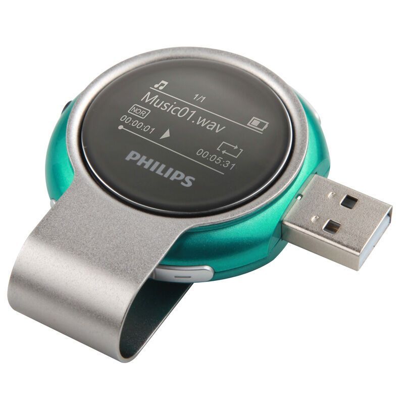 飞利浦(Philips) 8GB 运动计步 MP3播放器 SA5608 绿色(单位:个)