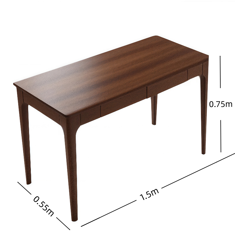铭思沃实木桌 1.5*0.55*0.75m张
