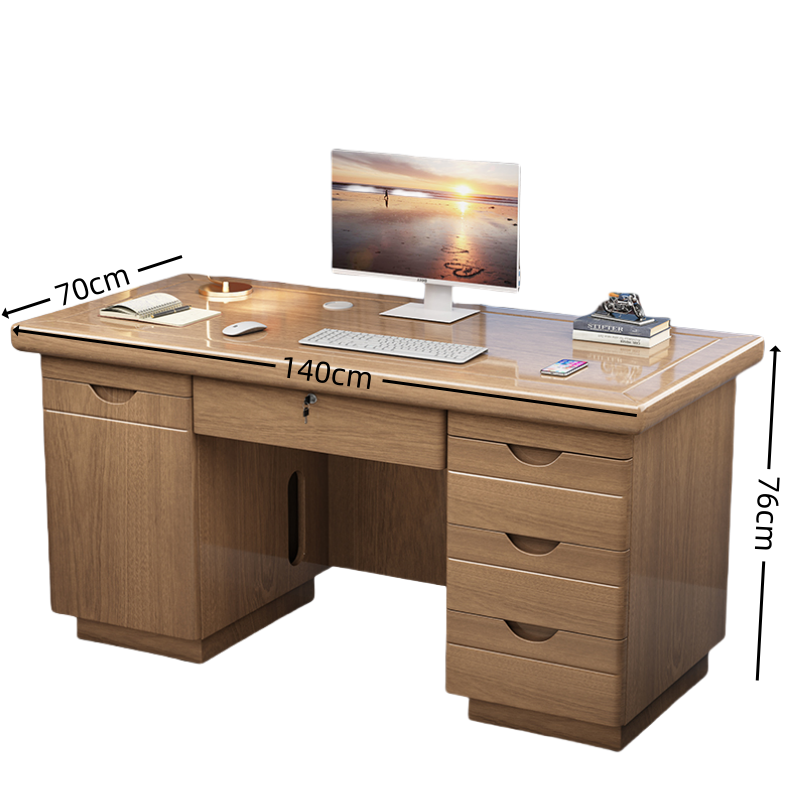 豫龙都电脑桌1.4张高清大图