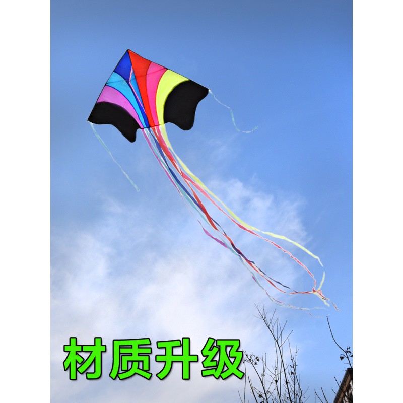 三维工匠2020新款儿童风筝成人特大巨型抗大风微风易飞初学者飞天彩虹风 1.6m飞天+26cm水晶轮+1000m线收藏加高清大图