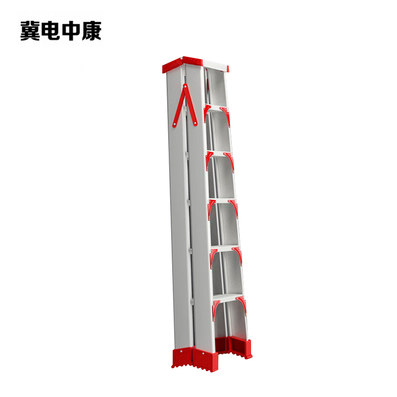 冀电中康 铝合金人字梯 3mm厚1.5米高 架高清大图