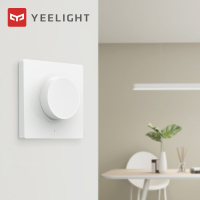 Yeelight开关智能旋钮按压调光开关86盒版开关面板卧室客厅86盒版开关