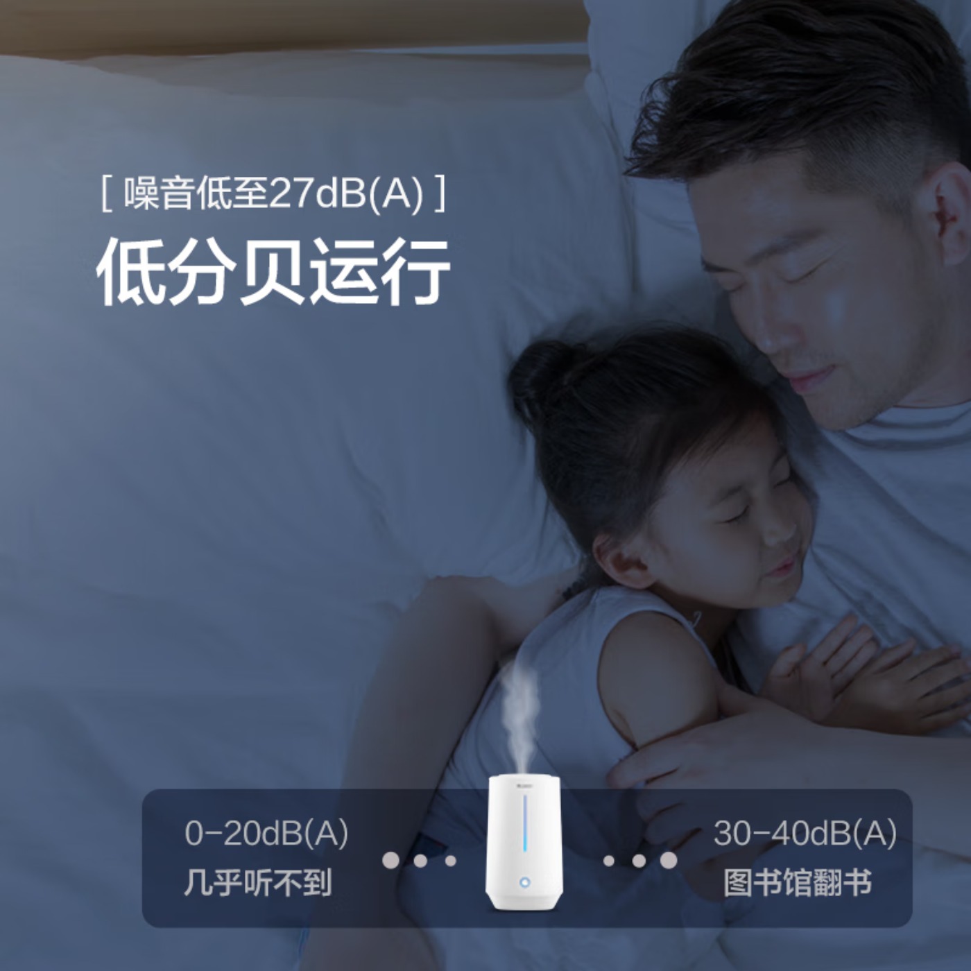 格力(GREE)加湿器 4L大容量孕妇母婴 低噪大雾量加湿办公室家用卧室床头桌面香薰空调房加湿器礼物(40X66)高清大图