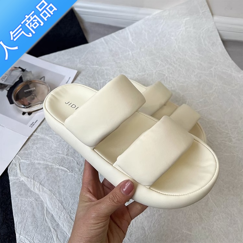 SUNTEK凉拖鞋女夏天外穿2023新款软底踩屎感超火凉鞋厚底凉鞋高级感网红高清大图