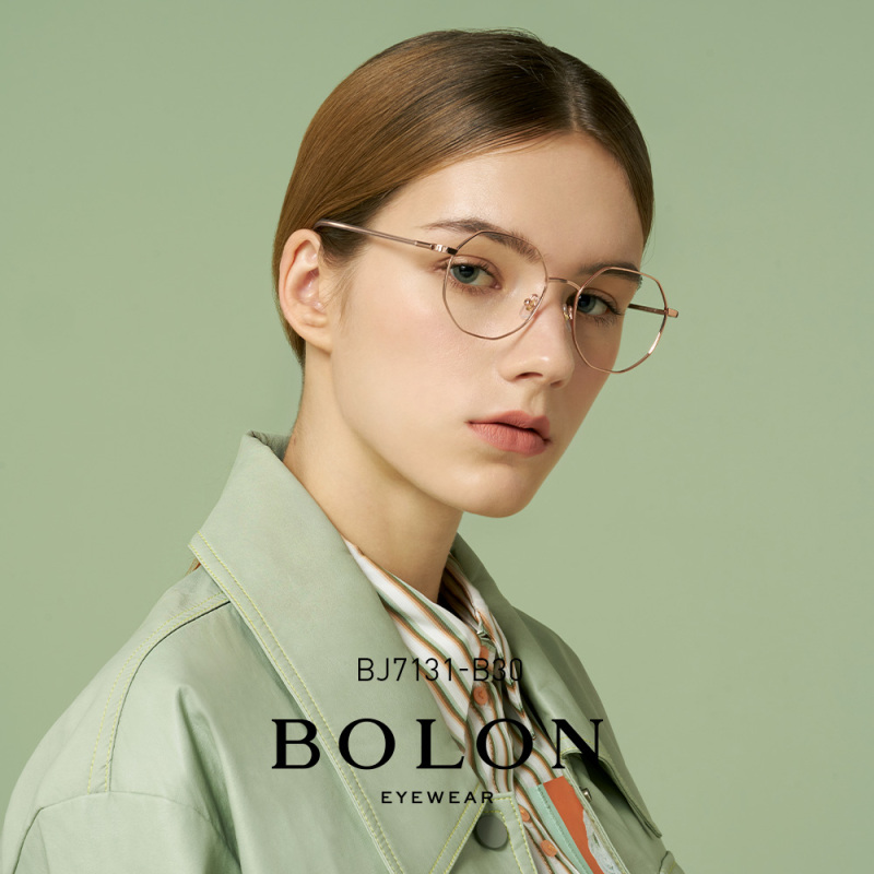 BOLON暴龙近视眼镜复古金属光学镜王俊凯同款眼镜框男女BJ7131