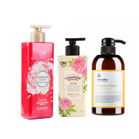 LG韩国进口安宝笛身体洗护套装+双莲沐浴露