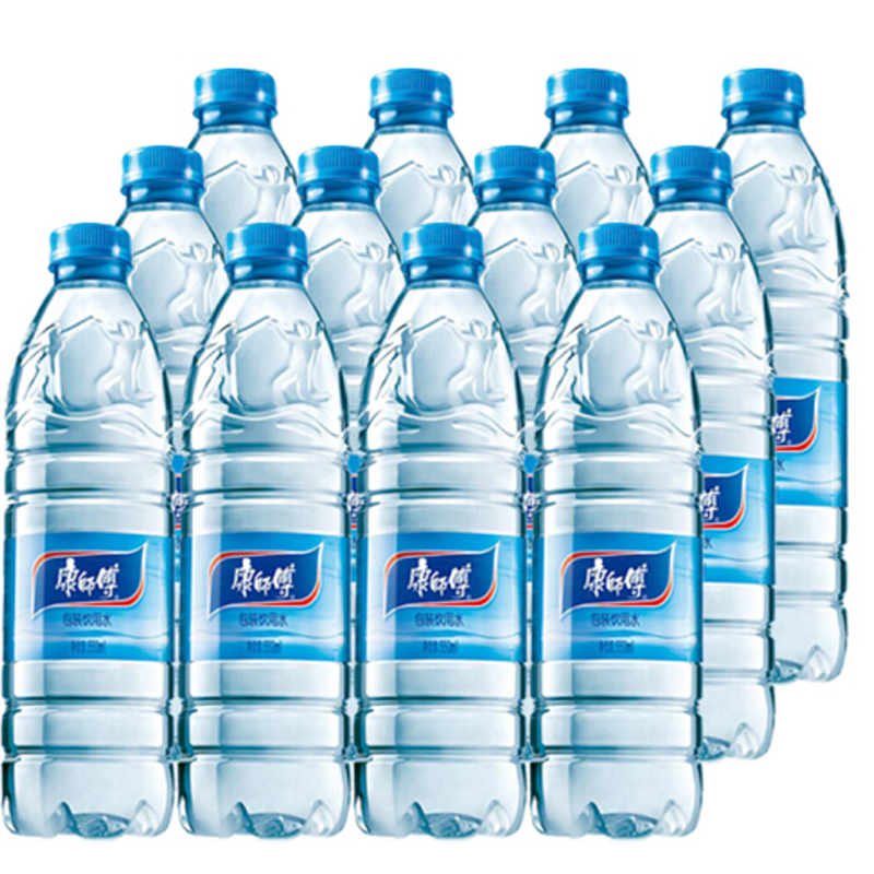 康师傅矿泉水包装饮用水550ml12瓶整箱