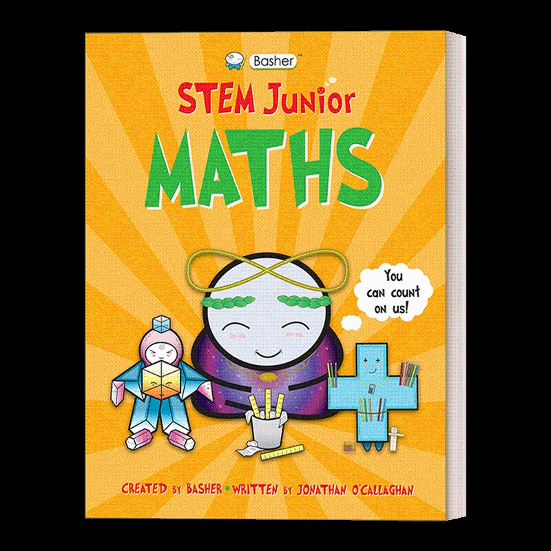 [醉染正版]巴舍初级理工科普 数学 Basher STEM Junior Maths 英文原版儿童科普百科 进口英语书籍高清大图