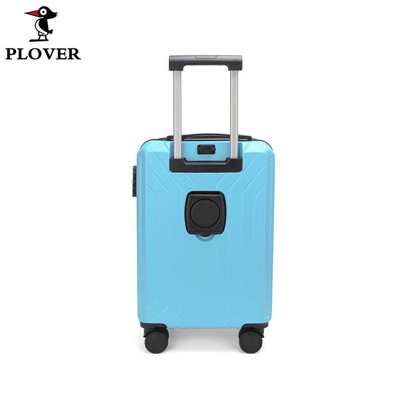 小窝厘 啄木鸟PLOVER行李箱拉链款拉杆箱GD2707-20A/L 水晶蓝 20英寸图片