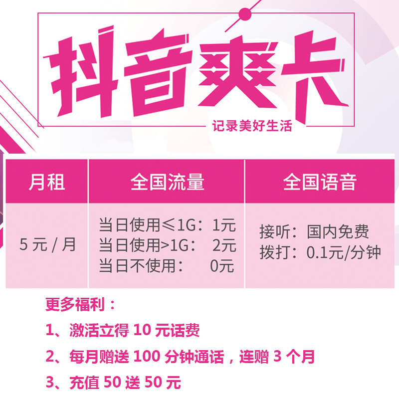 [赠品]中国电信流量卡SX