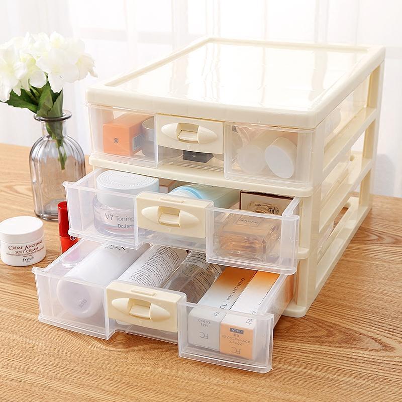 办公桌收纳盒置物架文件整理柜胶带收纳宿舍抽屉式桌面物品收纳盒