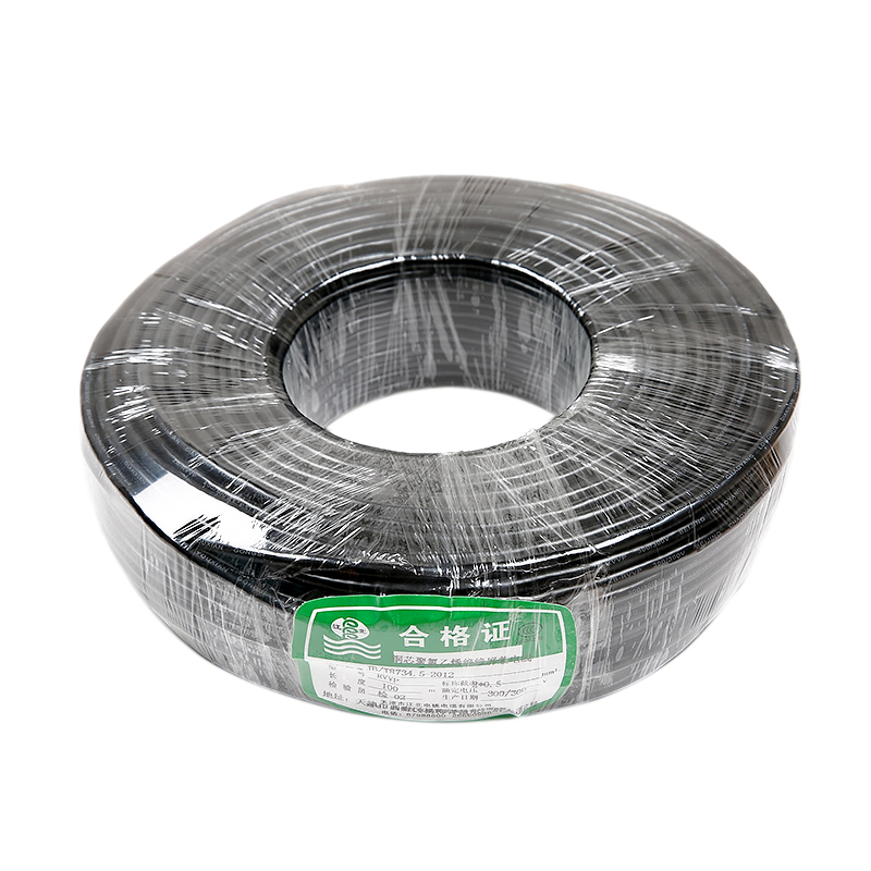 江北 RVVP 2×0.75平方毫米 铜芯聚氯乙烯绝缘、屏蔽、聚氯乙烯护套软电线 100米/盘