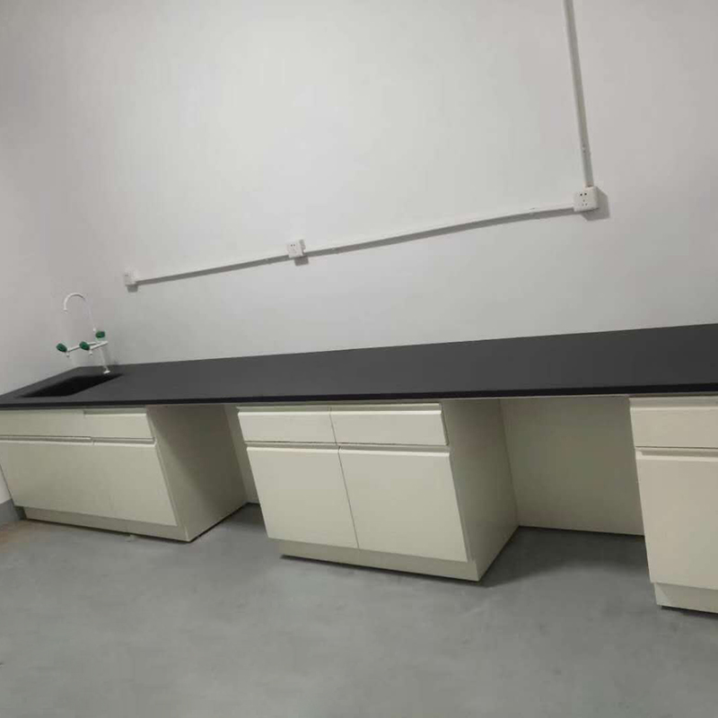 铭威盾钢木实验台全钢边台化验室操作台实验桌操作桌化学实验室工作台【工厂现做 7天内发货】 全钢工作台/米（每米单价）