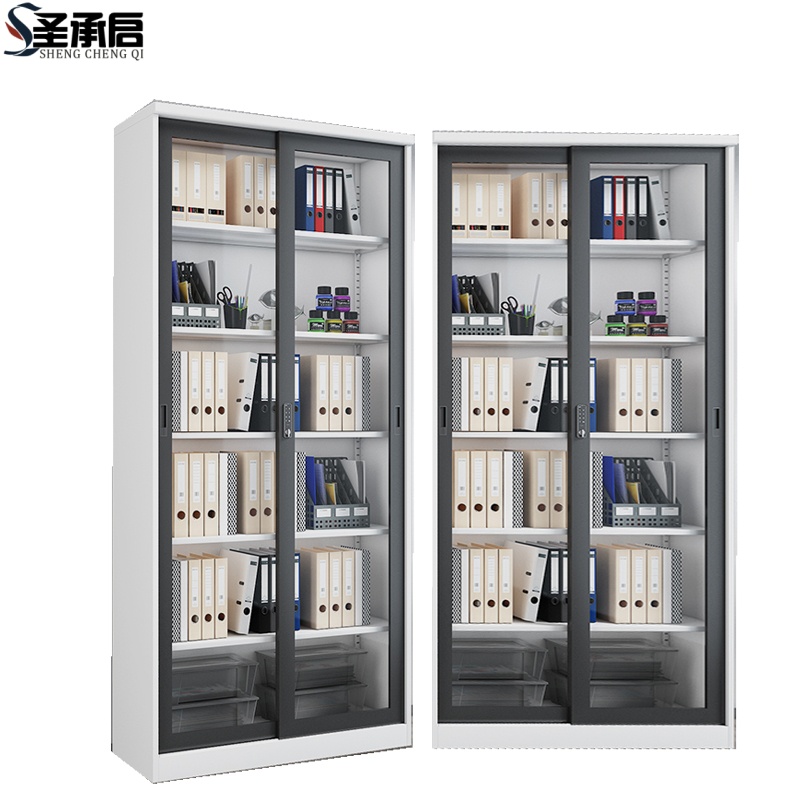 圣承启 钢制书柜 1m台高清大图