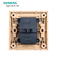 西门子(SIEMENS)开关插座 悦动香槟金系列四孔电源插座5UB8012-3NC03