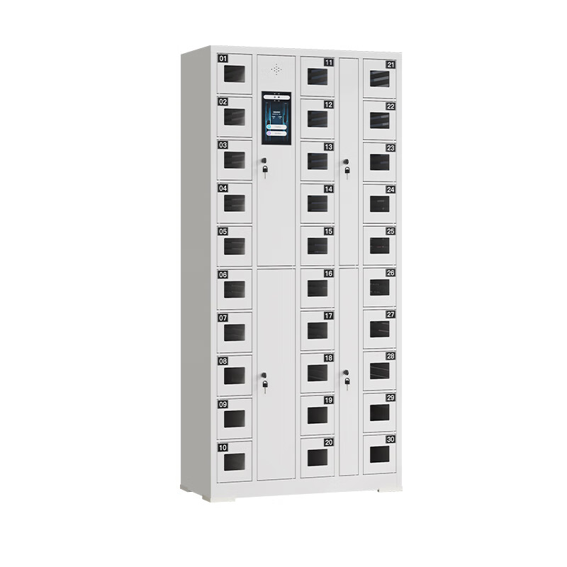 豫仲迈 智能手机存放充电柜人脸识别30门/台高清大图