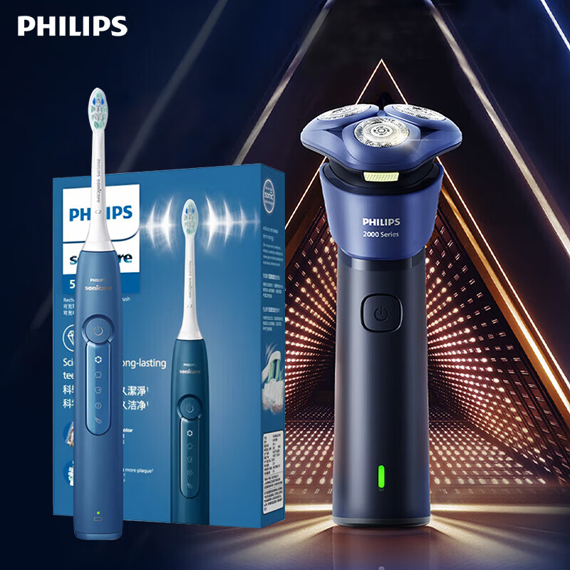 飞利浦(PHILIPS) 剃须刀S2885电动牙刷套装 JG0065高清大图