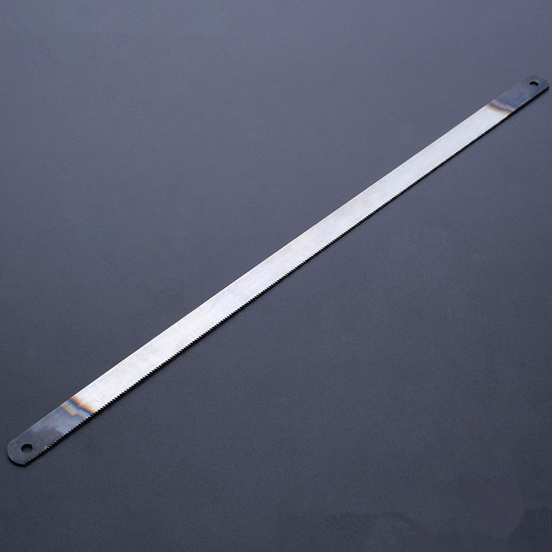 高碳钢锯条手工钢锯手用钢锯片钢锯条木锯条141824牙齿300mm24齿10条