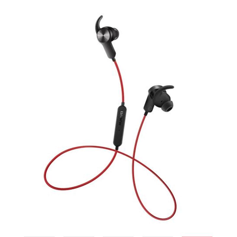 华为/HUAWEI运动蓝牙耳机AM60 无线双入耳挂式耳塞 蓝牙4.1立体声跑步运动音乐蓝牙耳机支持安卓苹果系统[红色]