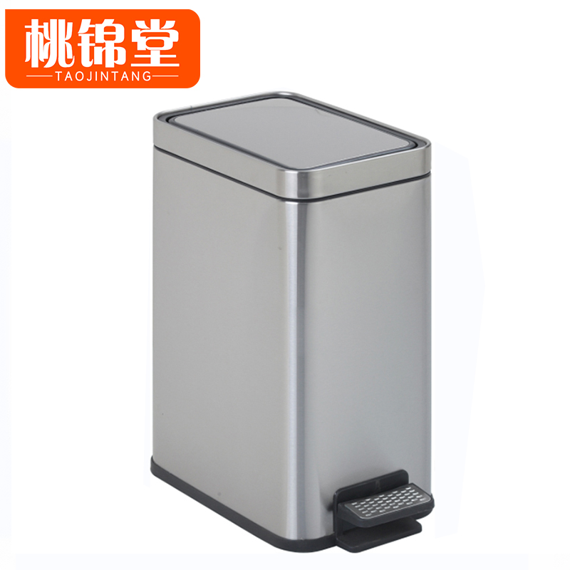 桃锦堂脚踩 垃圾桶高清大图