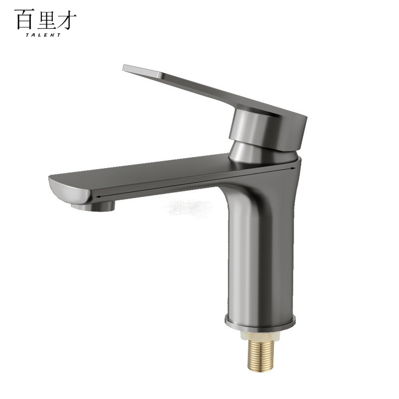 百里才 面盆水龙头 冷热 个图片