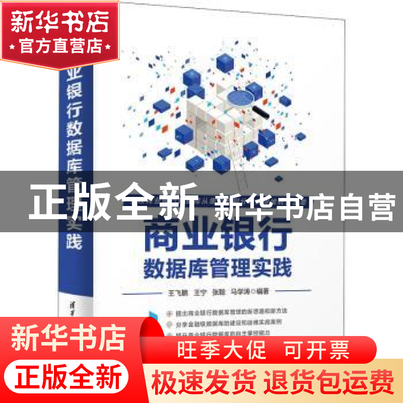 正版 商业银行数据库管理实践 王飞鹏【等】编著 清华大学出版社 97