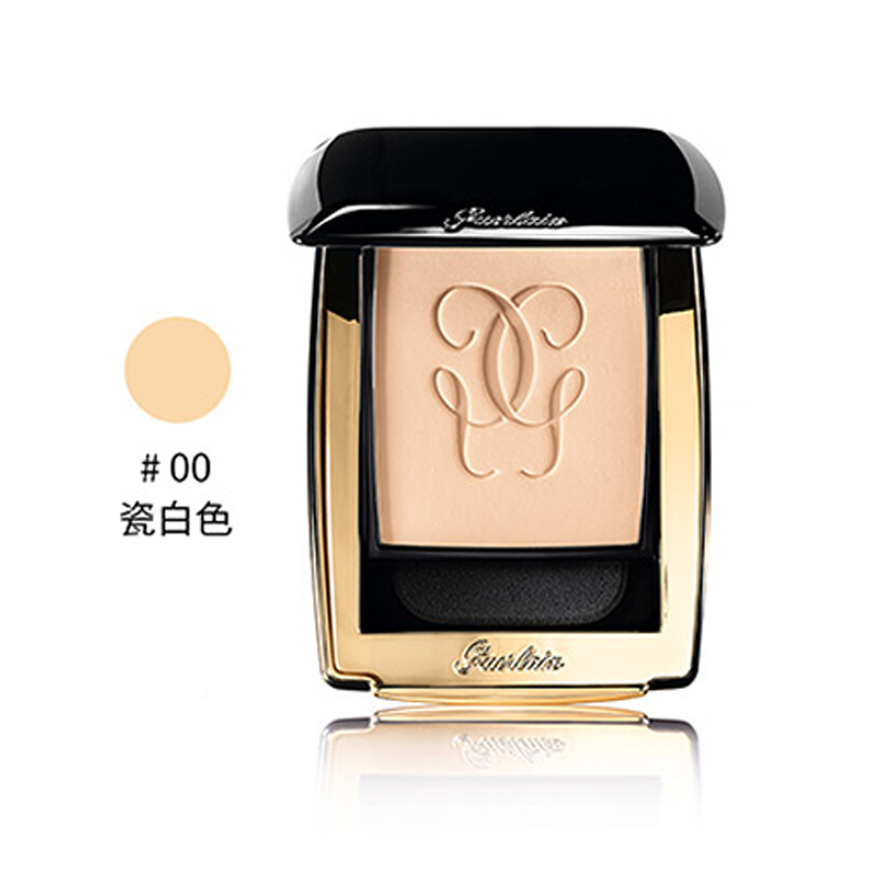 娇兰GUERLAIN 金钻修颜粉饼 10g SPF15黑钻控油遮瑕保湿00#瓷白色高清大图