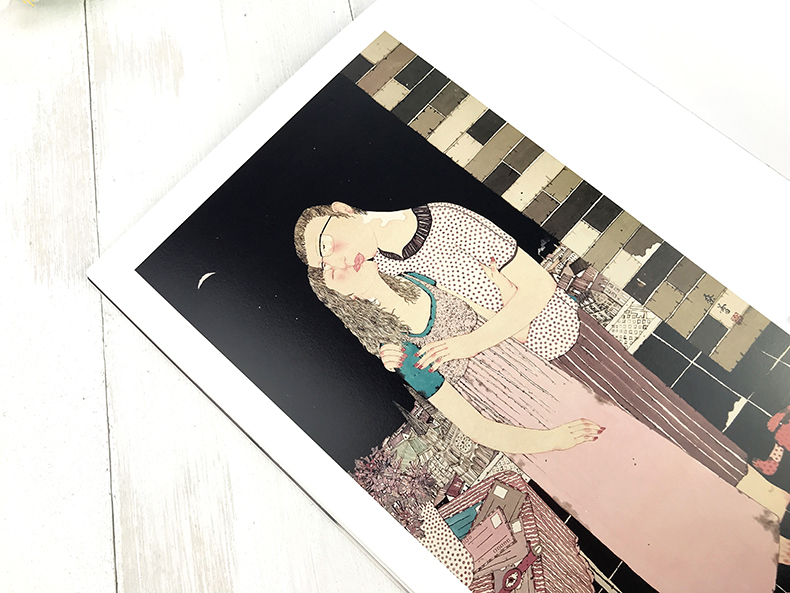[正版]当代水墨画唯美新视界 桑蕾/水墨人物画精品集/白描底稿画谱勾勒技法解析/国画人物水墨画临摹画册毛笔绘画入门基础高清大图