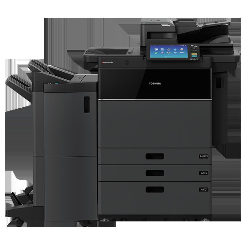 东芝（TOSHIBA）DP-6518A A3黑白激光数码复合机 65页/分钟 含双面器+四纸盒+同步输稿器+鞍式装订器
