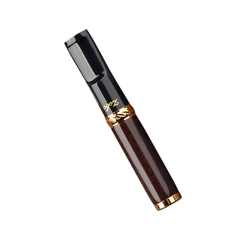 zobo正牌 烟嘴过滤器滤嘴循环型可清洗男女士粗细支檀木手工实木净