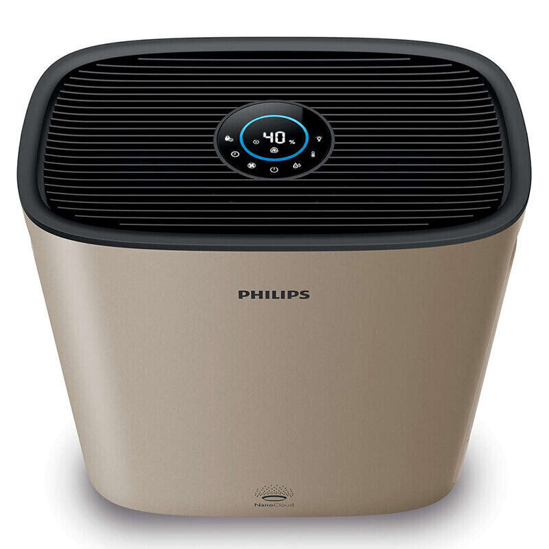 飞利浦（PHILIPS）空气加湿器 家用办公室静音落地上加水 卧室孕妇婴儿加湿器4L大容量 香槟金HU5931/00