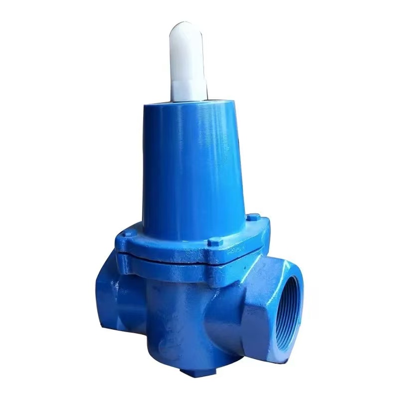 伟鹏双兴 蓝色铸铁丝扣减压阀 DN50 台高清大图