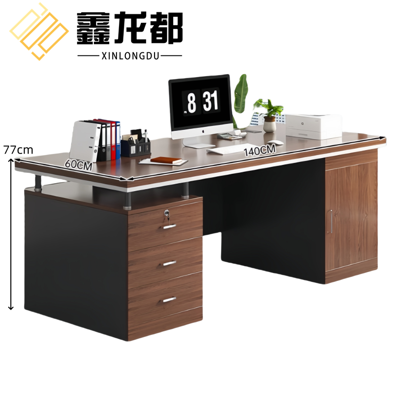 鑫龙都职员桌办公桌高清大图