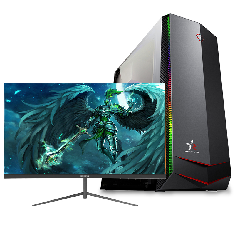 铭能 新12代i5六核/GTX1660S独显/16G内存 512G固态 DIY组装机 组装电脑 家用办公台式机电脑主机学生设计电脑台式电竞直播吃鸡永劫无间游戏电脑+24英寸直面全套
