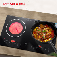 康佳（KONKA）嵌入式电磁炉双灶 双头电陶炉家用商用台式 KOS-W3501