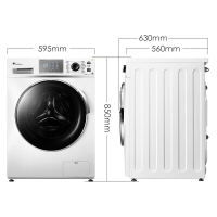 小天鹅(Little Swan) TD80-Mute60WDX 8公斤变频智能WIFI 全自动滚筒烘干洗衣机 洗烘一体机