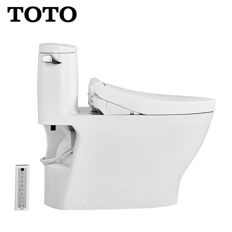 TOTO家用即热式智能马桶抗菌除臭卫洗丽电动坐便器CW887REBT+460(02)