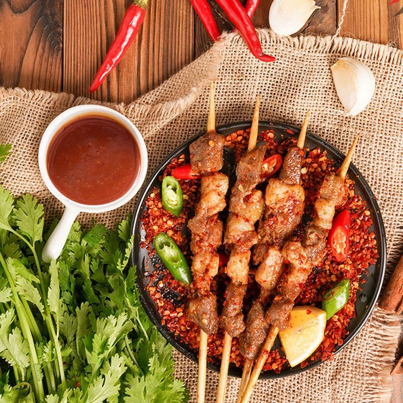 海底捞牛羊猪肉串家用孜然粉香辣烧烤撒料40克/袋图片