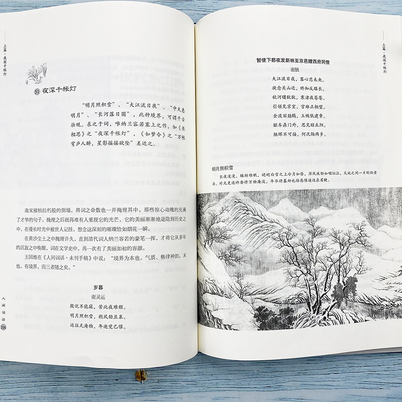 [正版]全2册纳兰词+人间词话 中国古诗词情诗诗经全集纳兰性德词传当仓央嘉措遇见纳兰容若 词传的书精装版李煜词集李清照