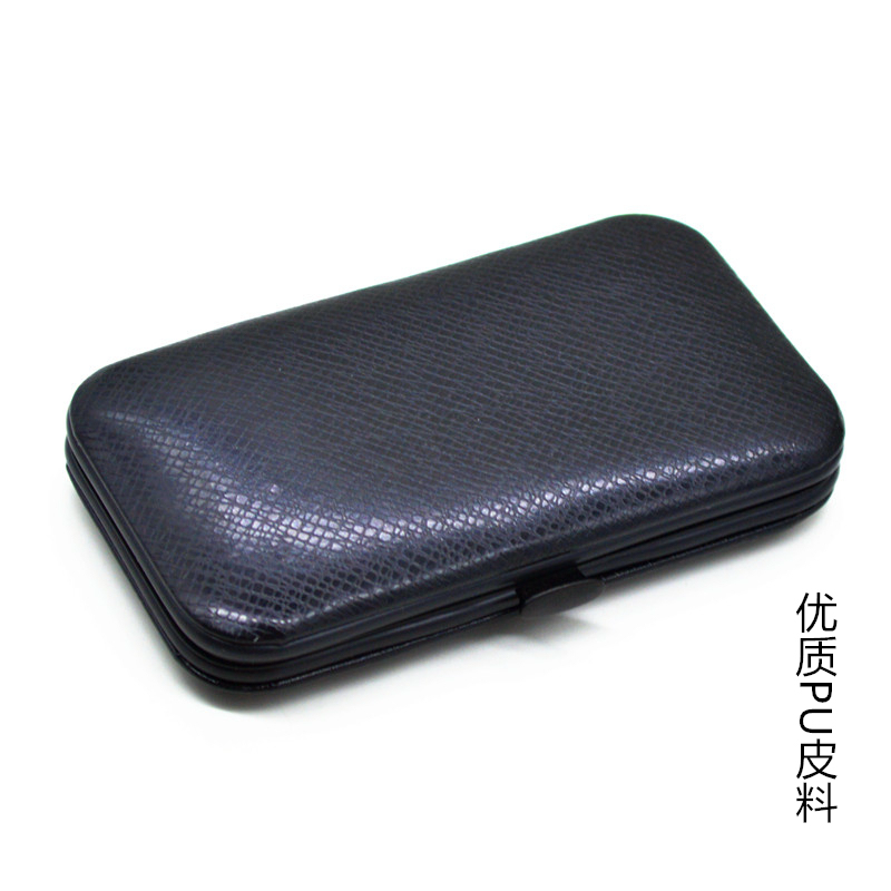 寒铁 黑美人美甲工具8件套装IRON-0106高清大图
