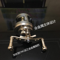 全金属鼓轮JH改装版微物雷强轮远投海钓锚鱼打黑轮翘嘴鲈鱼鱼线轮
