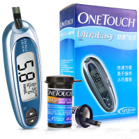 强生(Johnson)家用医用虹吸式全自动免调码血糖仪套装倍易型【倍易血糖仪+稳豪试纸50片+50针】