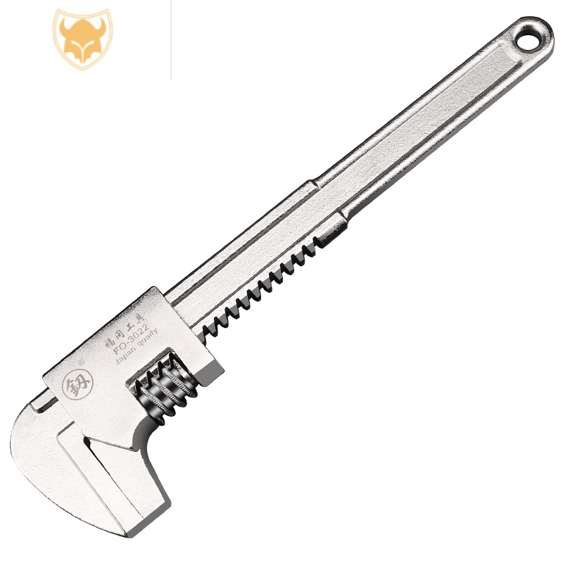 西默福冈f型扳手多直角活扳手大开动扳子管钳水泵钳