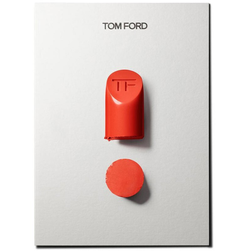 【专柜正品】汤姆福特（TOM FORD）黑金黑管白管TF口红唇膏 黑管15#橘红色 赠精美礼盒礼袋